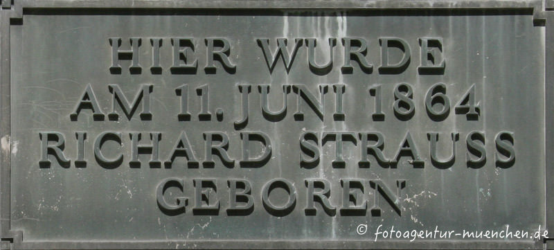 Richard Strauss – Denkmal/Kunstwerk in München
