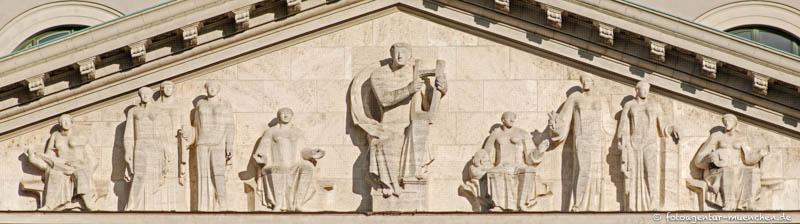 Apollo und die neun Musen – Denkmal/Kunstwerk in München
