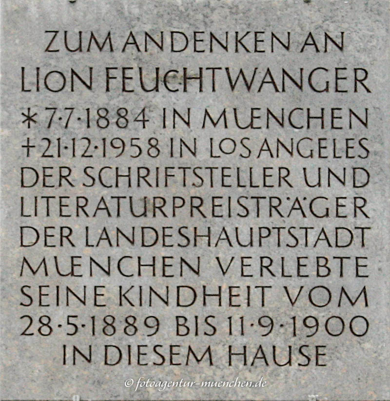 Lion Feuchtwanger – Denkmal/Kunstwerk in München