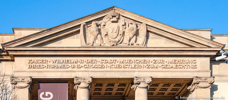 Sammlung Schack - Giebel – Denkmal/Kunstwerk in München