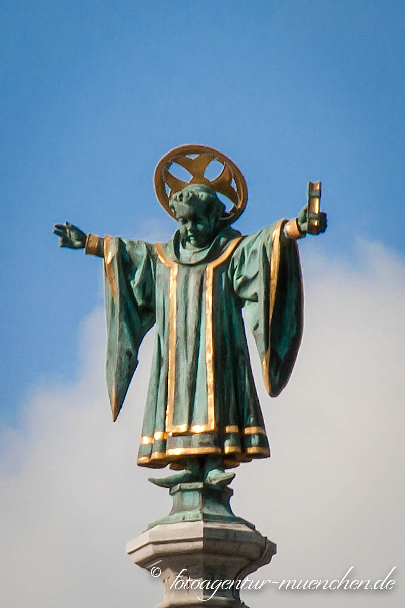 Münchner Kindl auf dem Rathausturm