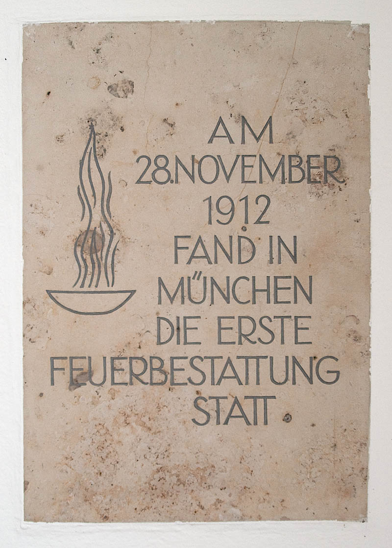 Gedenktafel - Feuerbestattung