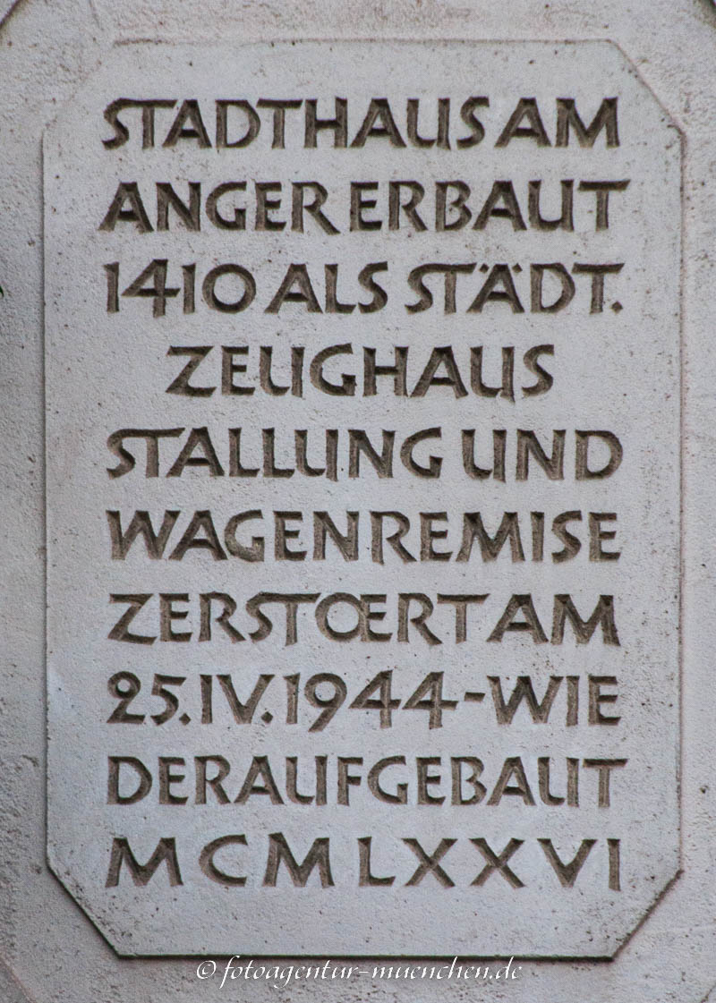 Gedenktafel - Stadthaus