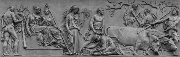 Förderung von Justiz und Ackerbau – Foto aus München