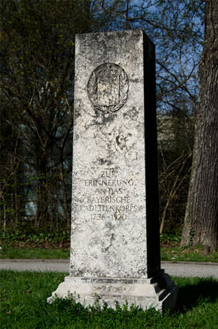 Gedenkstein - Bayerisches Kadettenkops