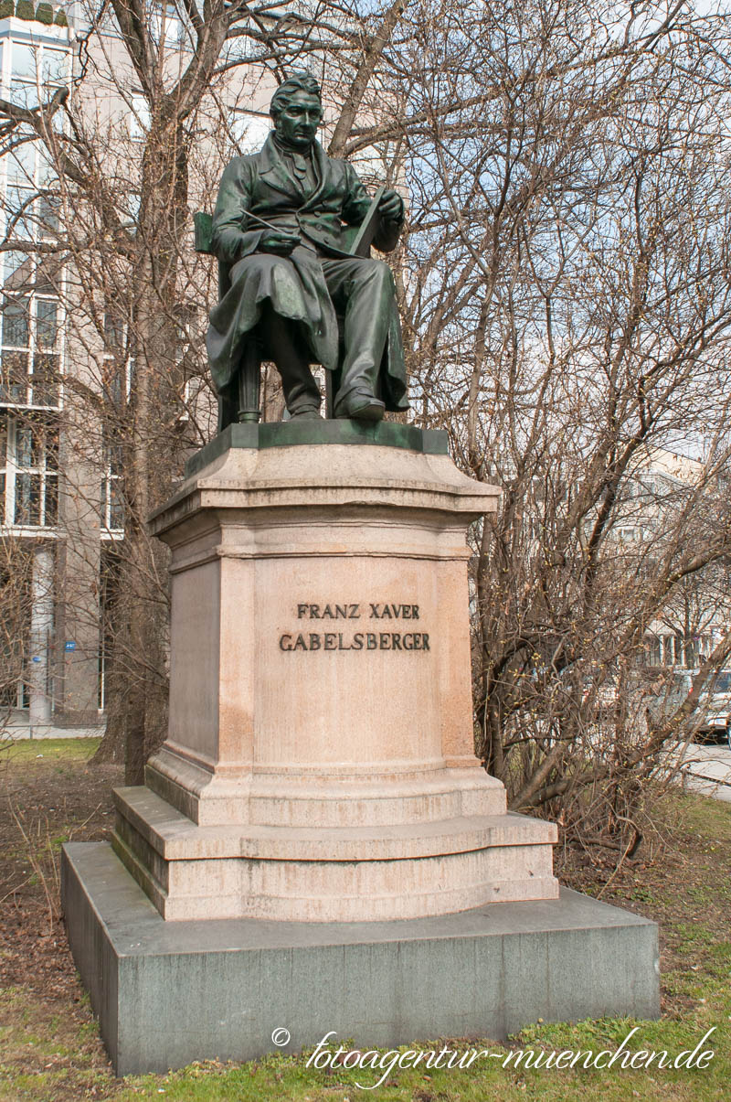 Franz Xaver Gabelsberger – Denkmal/Kunstwerk in München