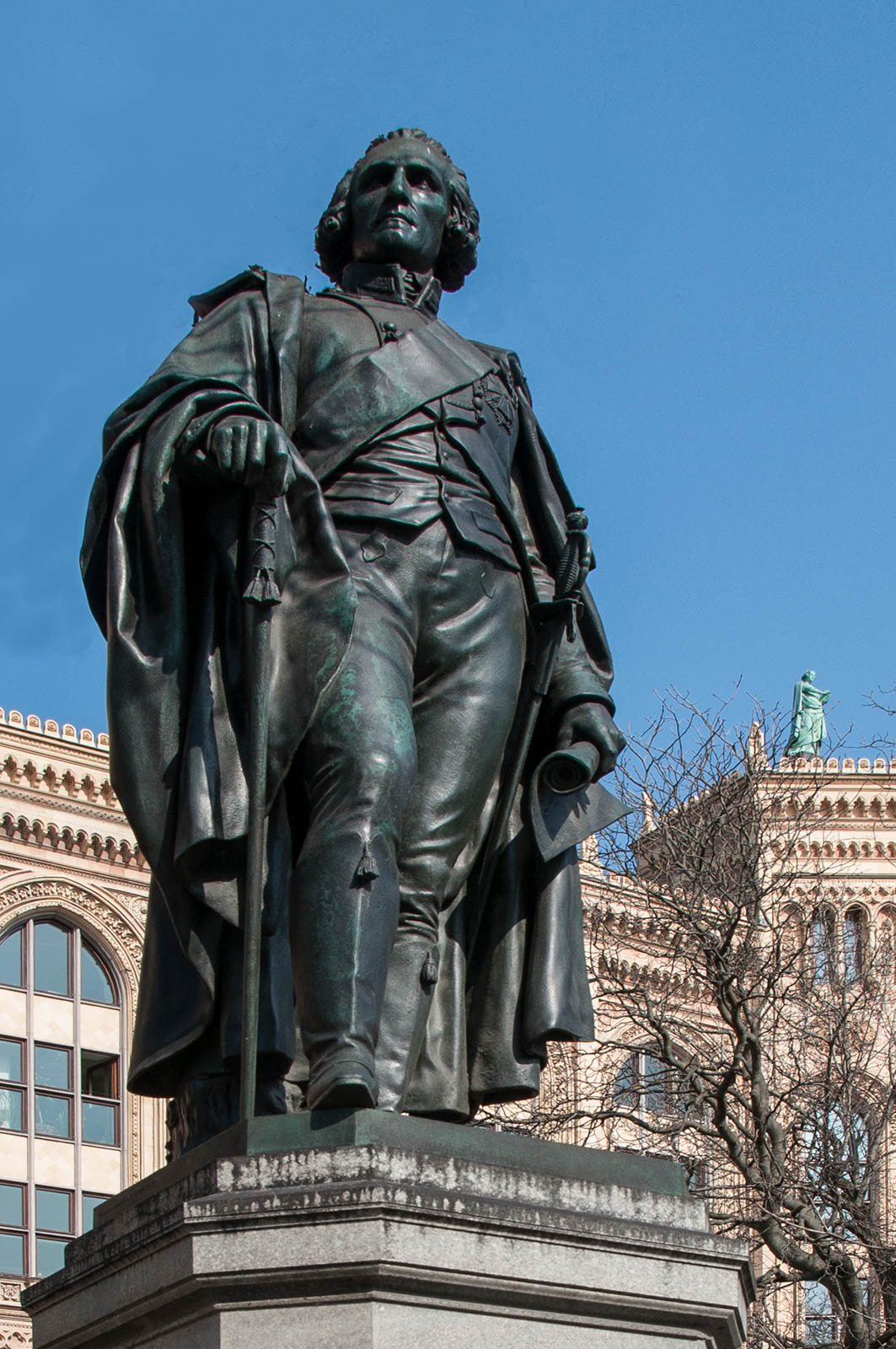 Bronzestandbild von Benjamin Thompson