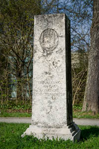 Gedenkstein Kadettenkorps – Foto aus München