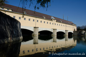 Stauwehr Oberföhring – Foto aus München