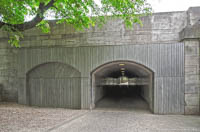 Tunnelfassade – Foto aus München