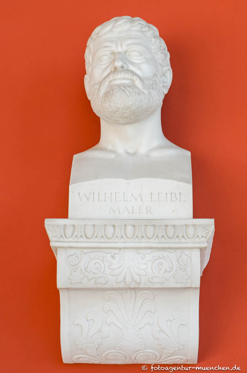 Wilhelm Leibl – Denkmal/Kunstwerk in München