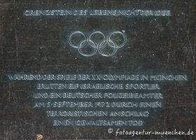Gedenktafel - Olympia-Attentat – Foto aus München