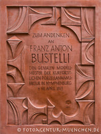 Gedenktafel für Bustelli – Foto aus München