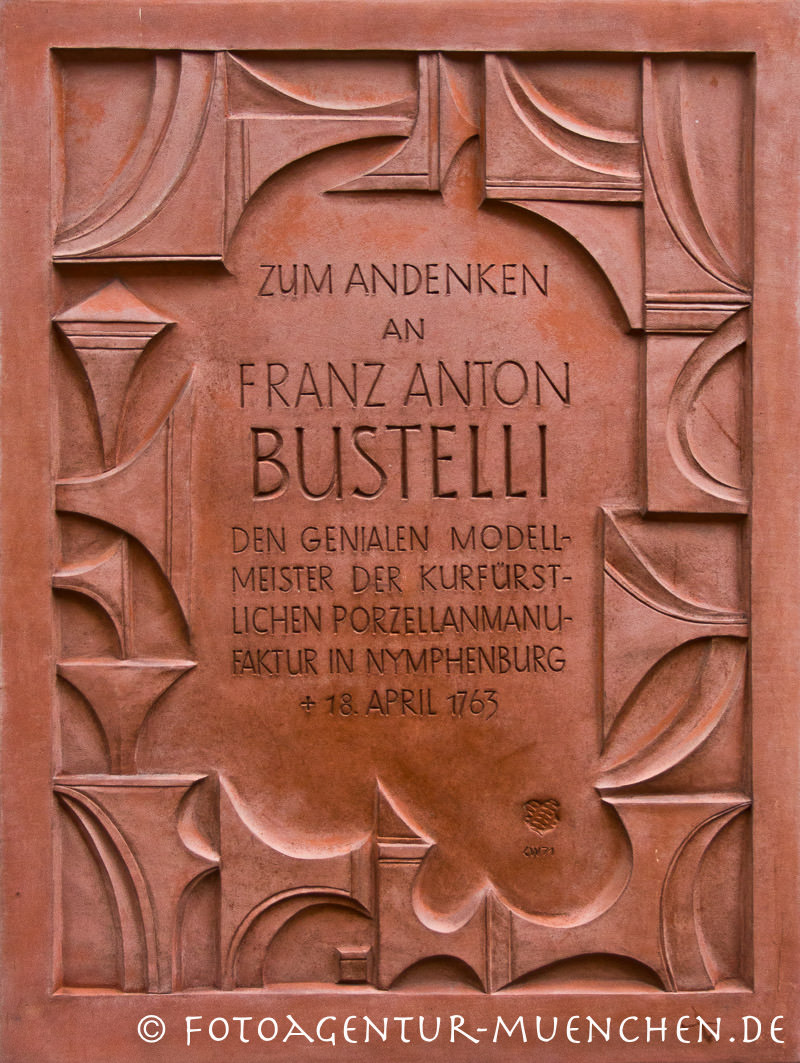 Gedenktafel für Franz Anton Bustelli – Denkmal/Kunstwerk in München