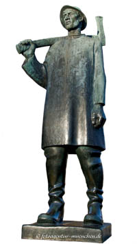 Flößerdenkmal – Foto aus München
