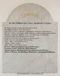 Gedenktafel - Münchenstift – Foto aus München