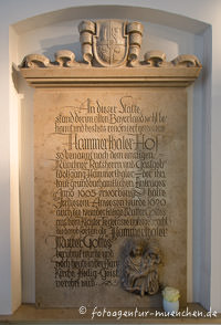 Gedenktafel - Hammerthaler Hof – Foto aus München