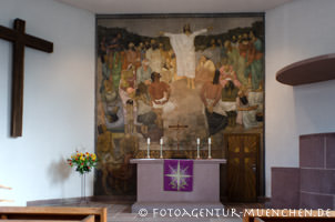 Gerhard Willhalm - Altarfresko Thomaskirche Grünwald