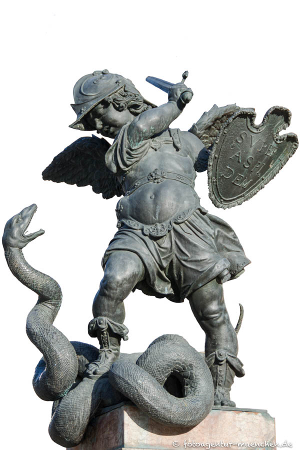 Mariensäule - Putti mit Schlange – Denkmal/Kunstwerk in München