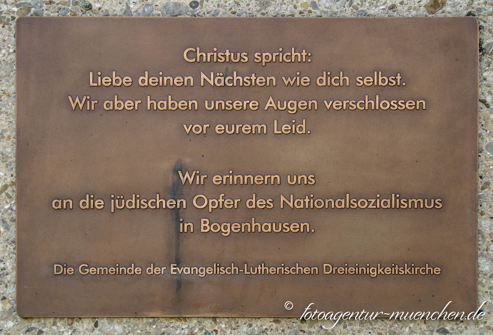 Gedenktafel für die jüdischen Opfer in Bogenhausen