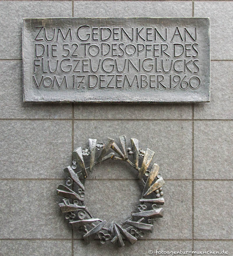 Flugzeugabsturz am 17.12.1960 – Denkmal/Kunstwerk in München