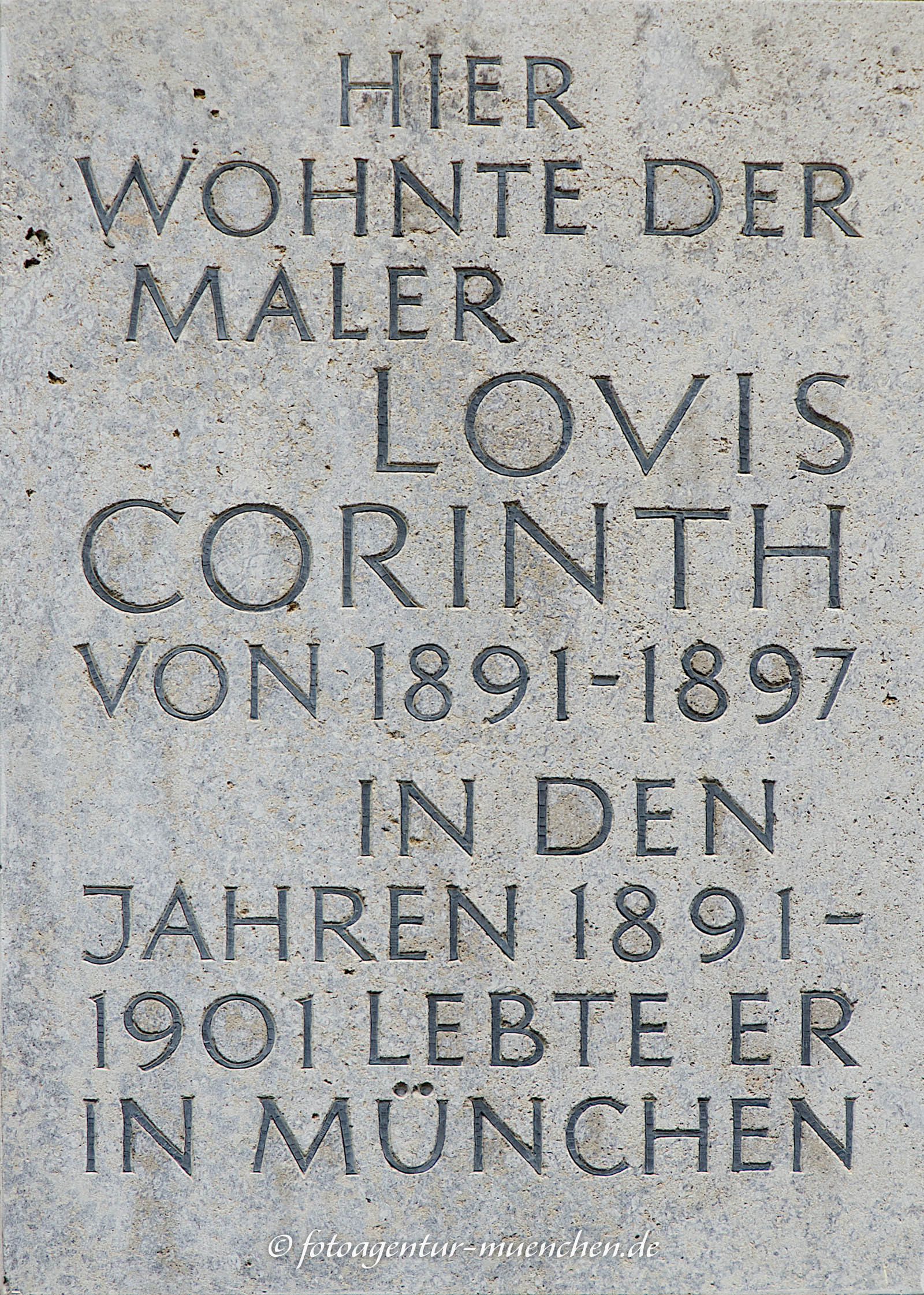 Gedenktafel - Louis Corinth