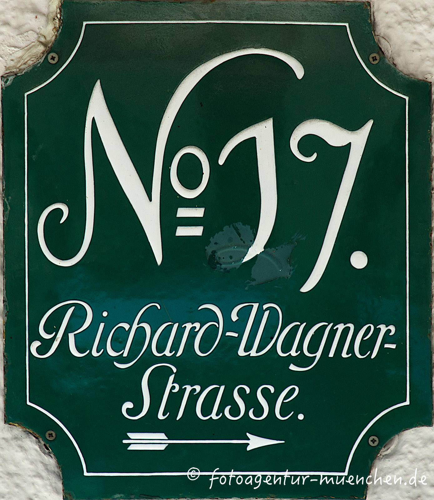 Hausnummer - Richard-Wagner-Straße 17