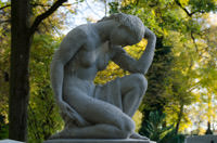 Trauernde auf dem Westfriedhof – Foto aus München
