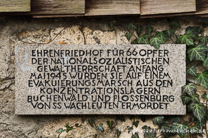 KZ-Friedhof Surberg - Gedenktafel