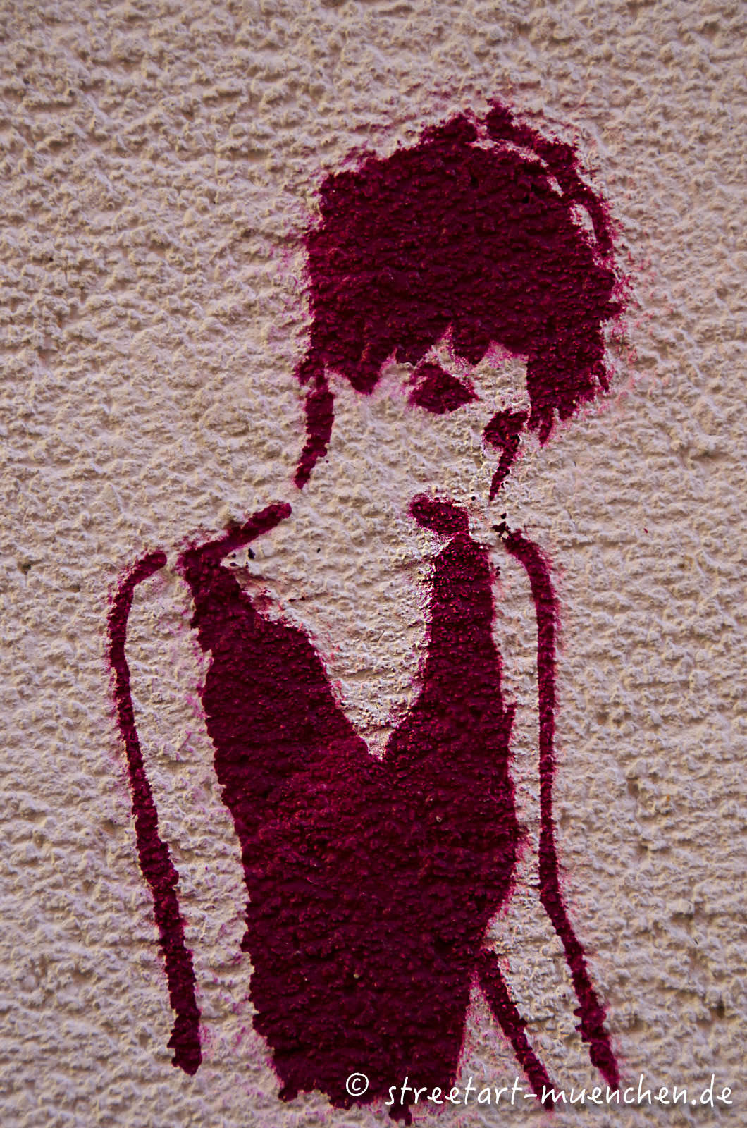 Frau in Rot