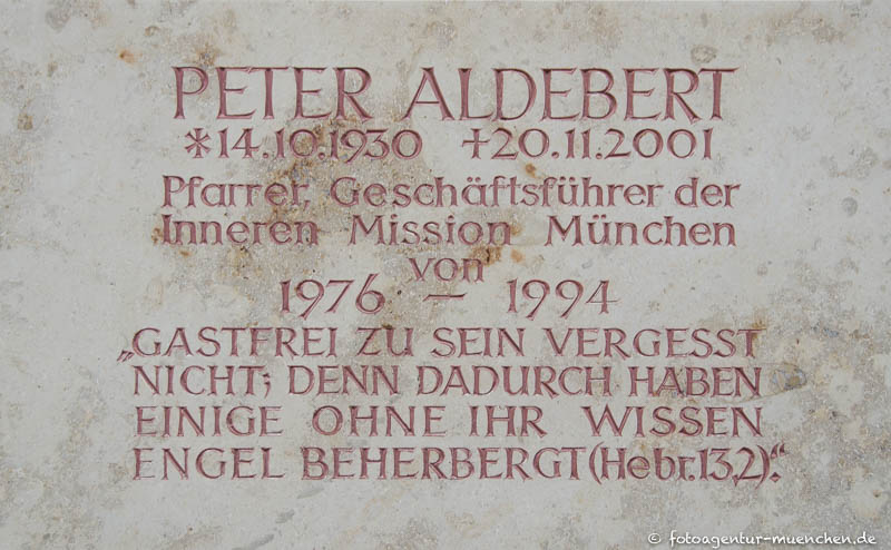 Gedenktafel - Aldebert Peter