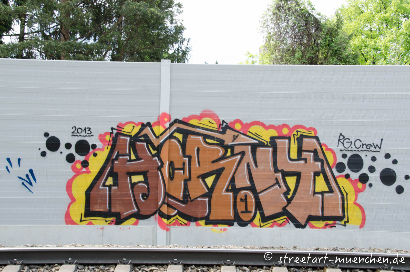 Graffiti - Schallschutzmauer
