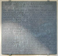 Gedenktafel – Foto aus München