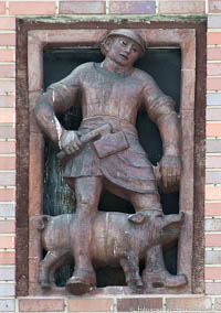 Relief im Schlachthof – Foto aus München