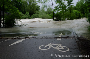 Hochwasser – Foto aus München
