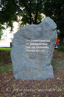 Gedenkstein für Trümmerfrauen ??? – Foto aus München