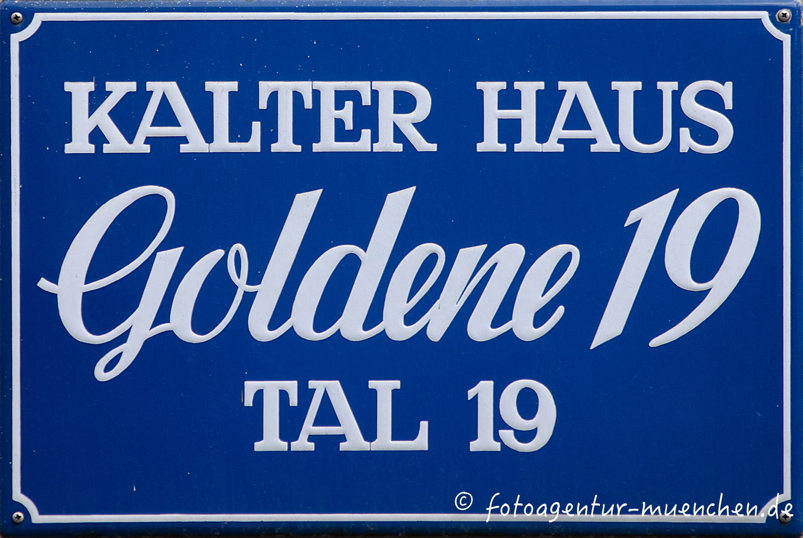 Hausnummer - Tal 19