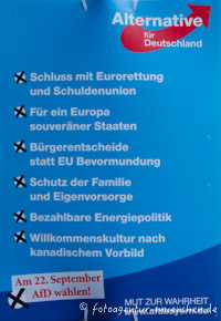 Wahlplakat Landtagswahl -  – Foto aus München
