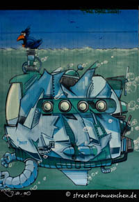 Gerhard Willhalm – Graffiti - Donnersbergerbrücke