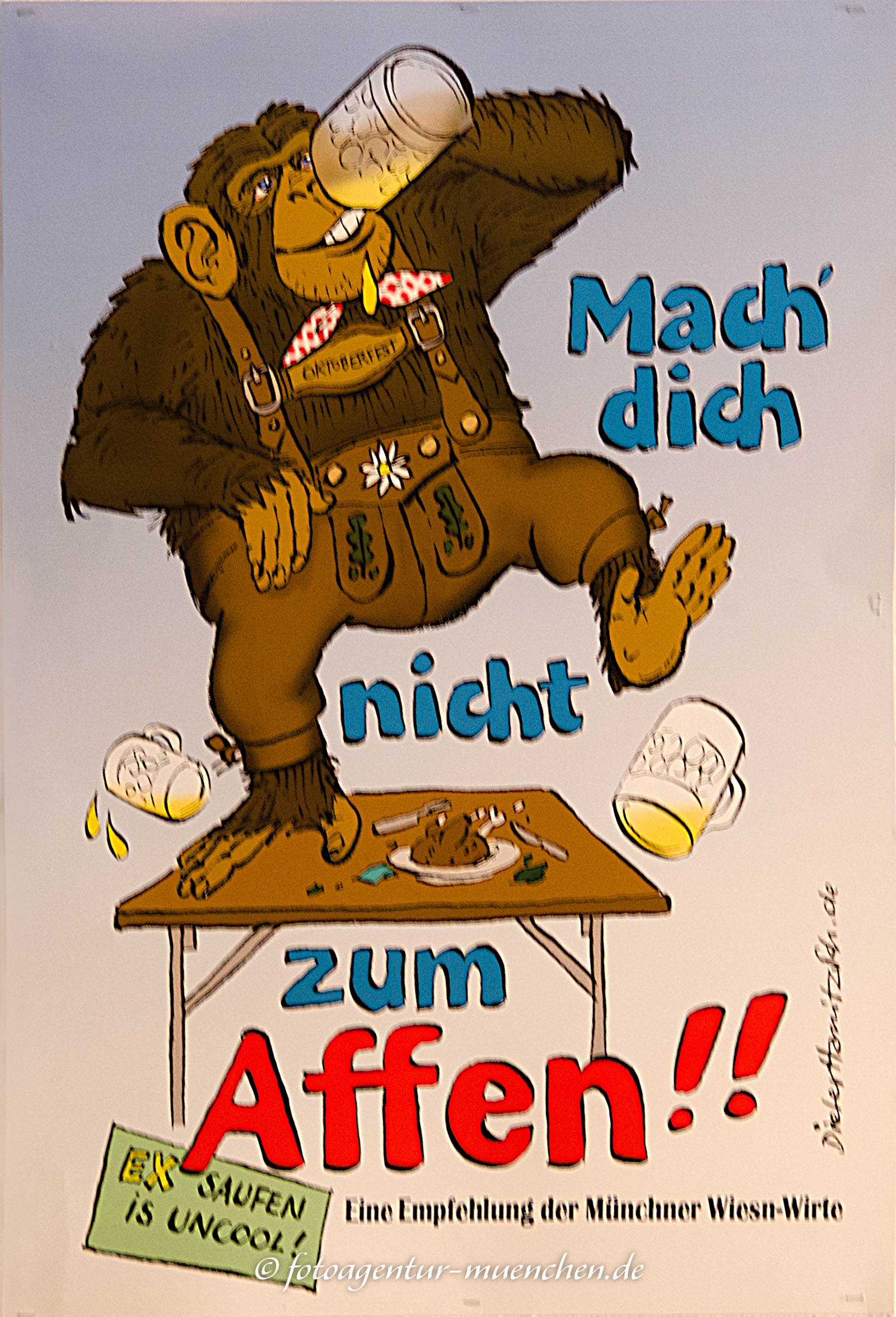 Mach Dich nicht zum Affen