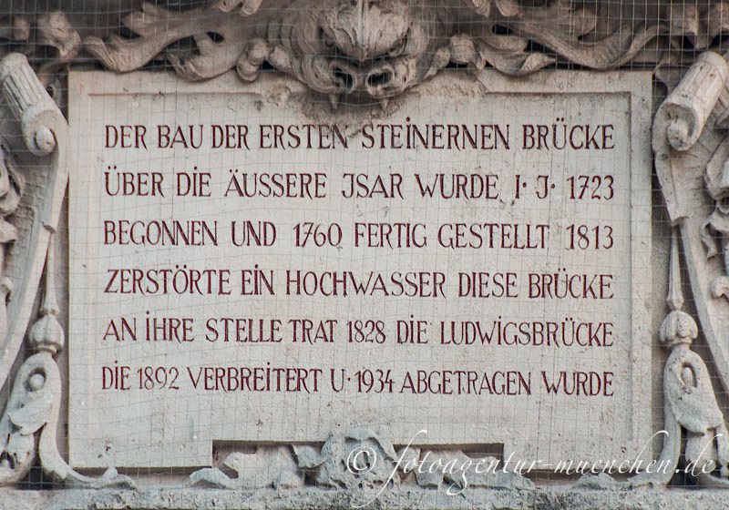 Ludwigsbrücke – Denkmal/Kunstwerk in München