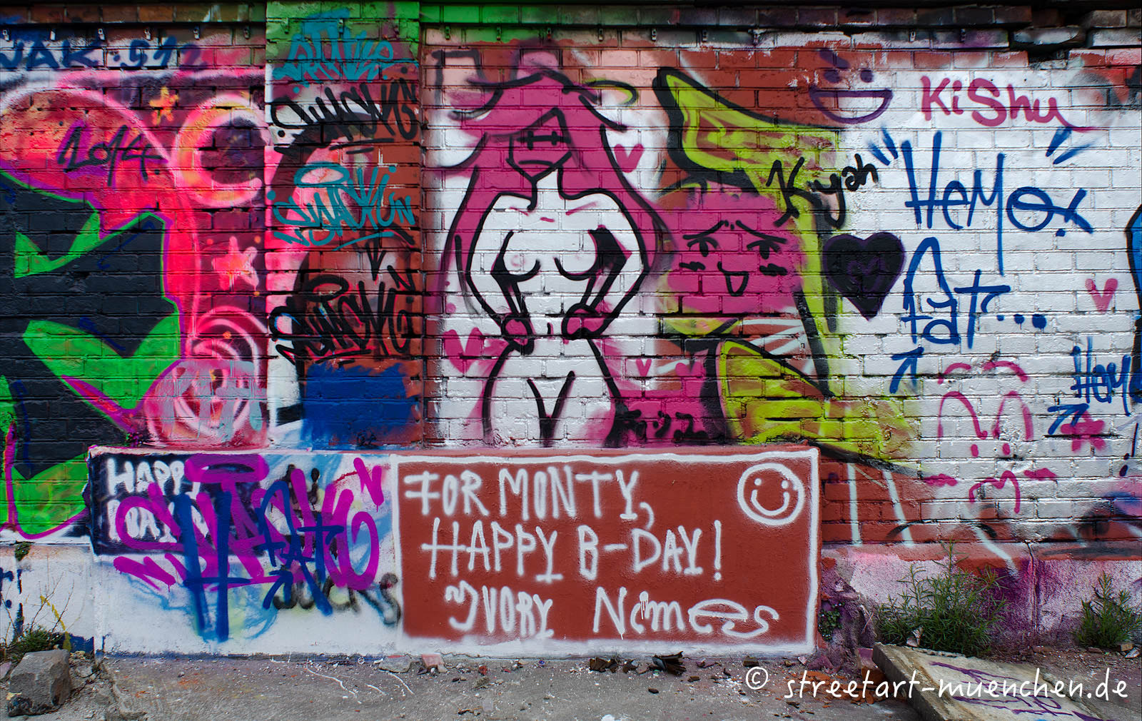 Graffiti im Viehhof