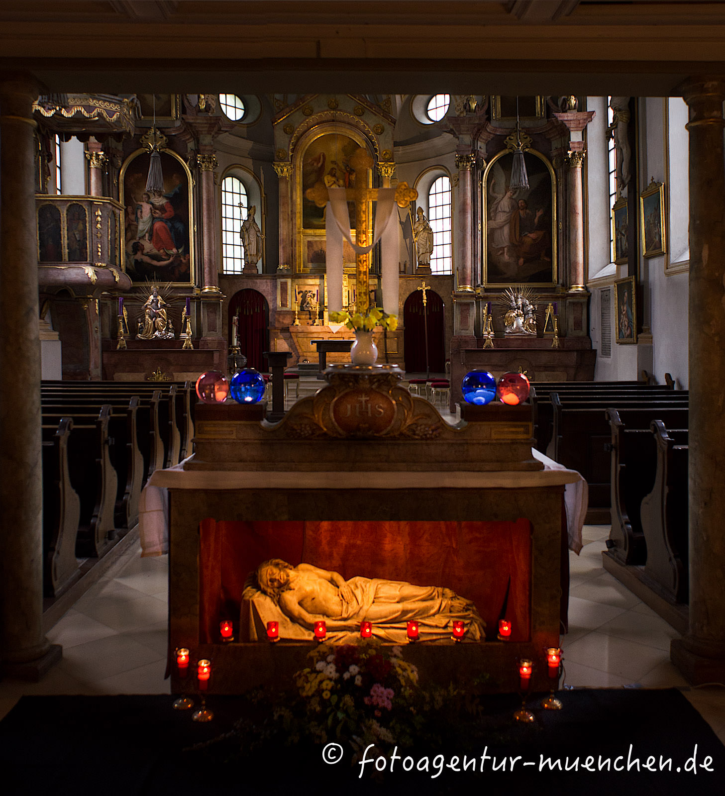Heiliges Grab in der Alten Haidhauser Kirche