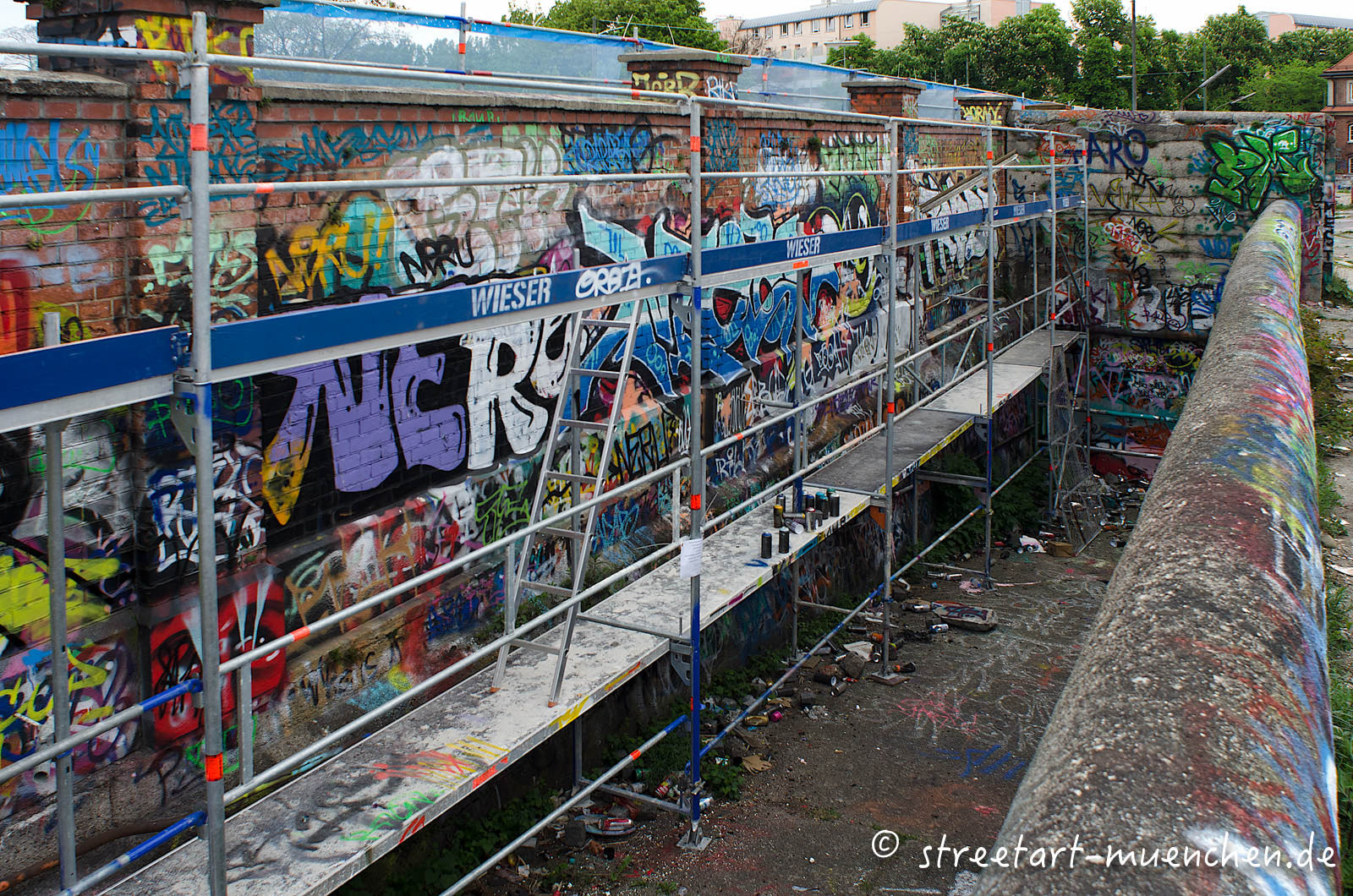 Graffiti im Viehhof