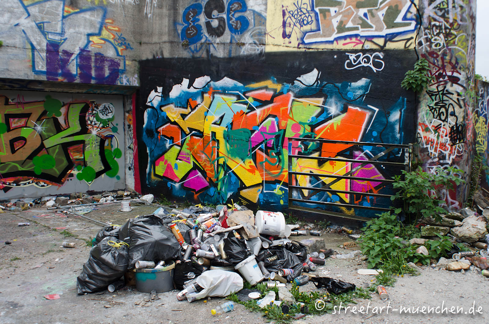 Graffiti im Viehhof
