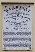 Gedenktafel Landau – Foto aus München