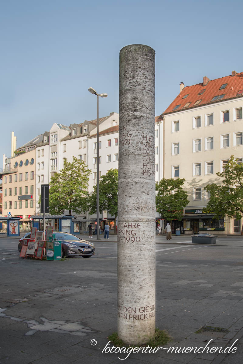 Giesinger Geschichtssäule – Denkmal/Kunstwerk in München