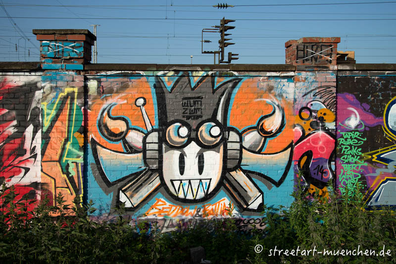 Graffiti im Viehhof