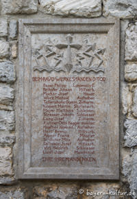 Gedenktafel am Walchenseewerk
