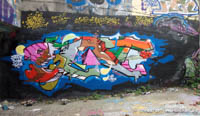 Graffiti im Viehhof